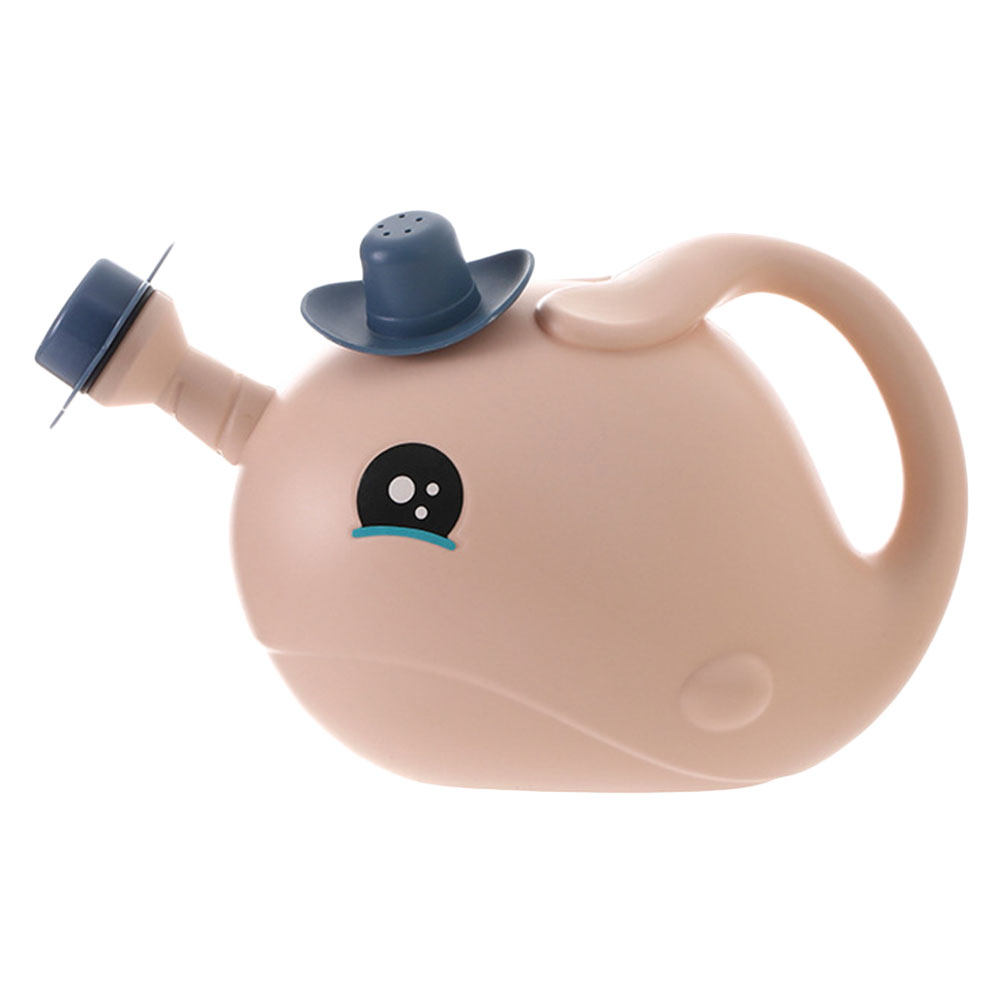 Watering Can - 1 Stück, walförmige Gießkanne aus Kunststoff,