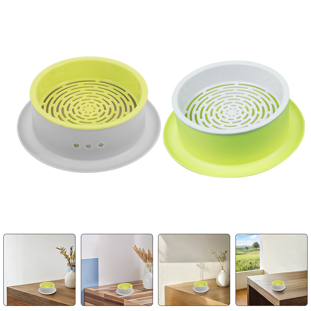 Hydroponic Kit - 2 Stück Hydroponischer Katzengras-Pflanzbehälter aus Kunststoff,