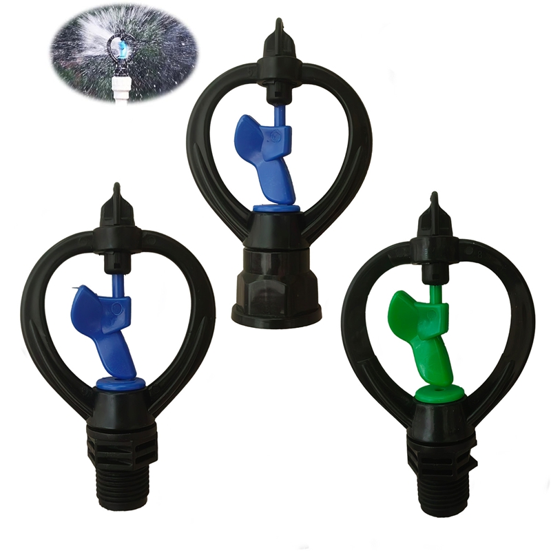 Trowel Garden Tools - 1/2 Zoll Außen-/Innengewinde Bewässerungs-Rotationssprinkler Garten Rasen