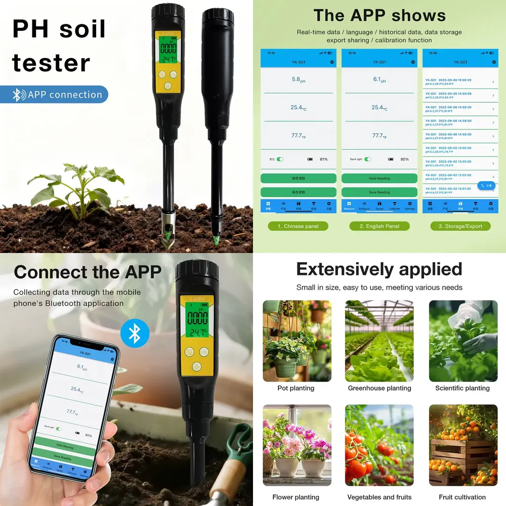 WAP01 Intelligenter Boden-pH-M – Plant Pot Bewertung und Preis