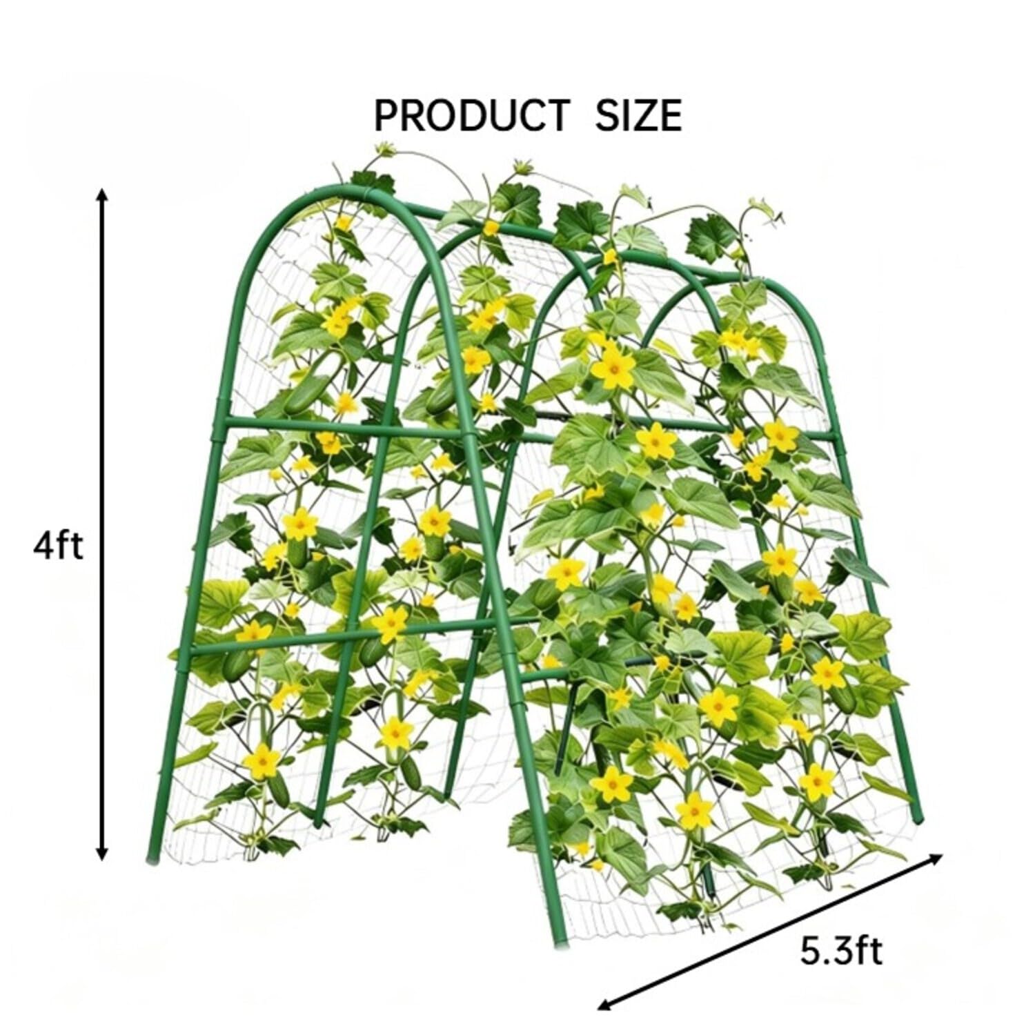 4x5,3FT Gartenbogen-Rankgitter – Raised Garden Bed Bewertung und Preis