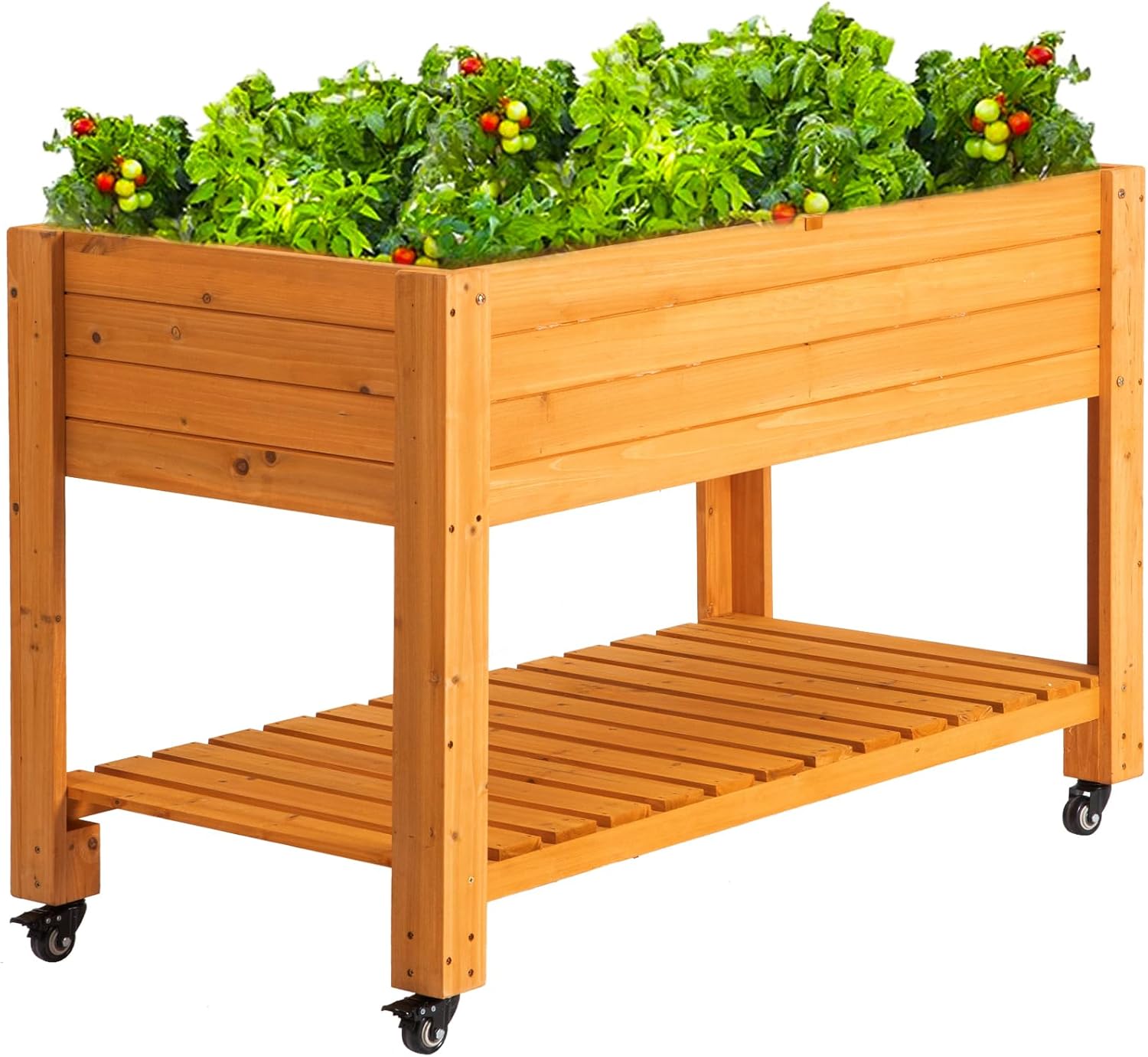 Mobiles Holz-Hochbeet, Naturho – Raised Garden Bed Bewertung und Preis