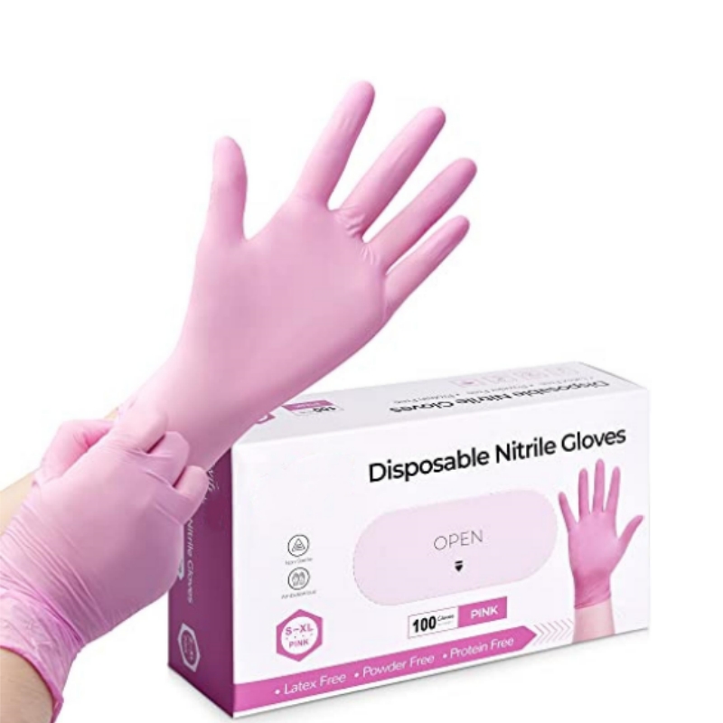 Rosa Nitril-Einweghandschuhe f – Garden Gloves Bewertung und Preis