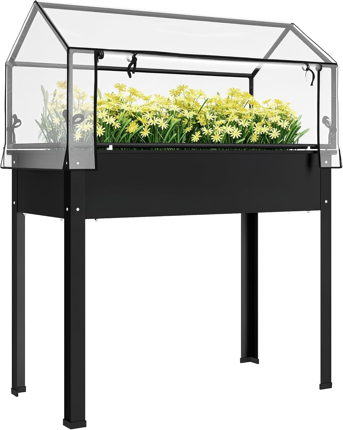 Für den Außenbereich - Schwarz – Raised Garden Bed Bewertung und Preis