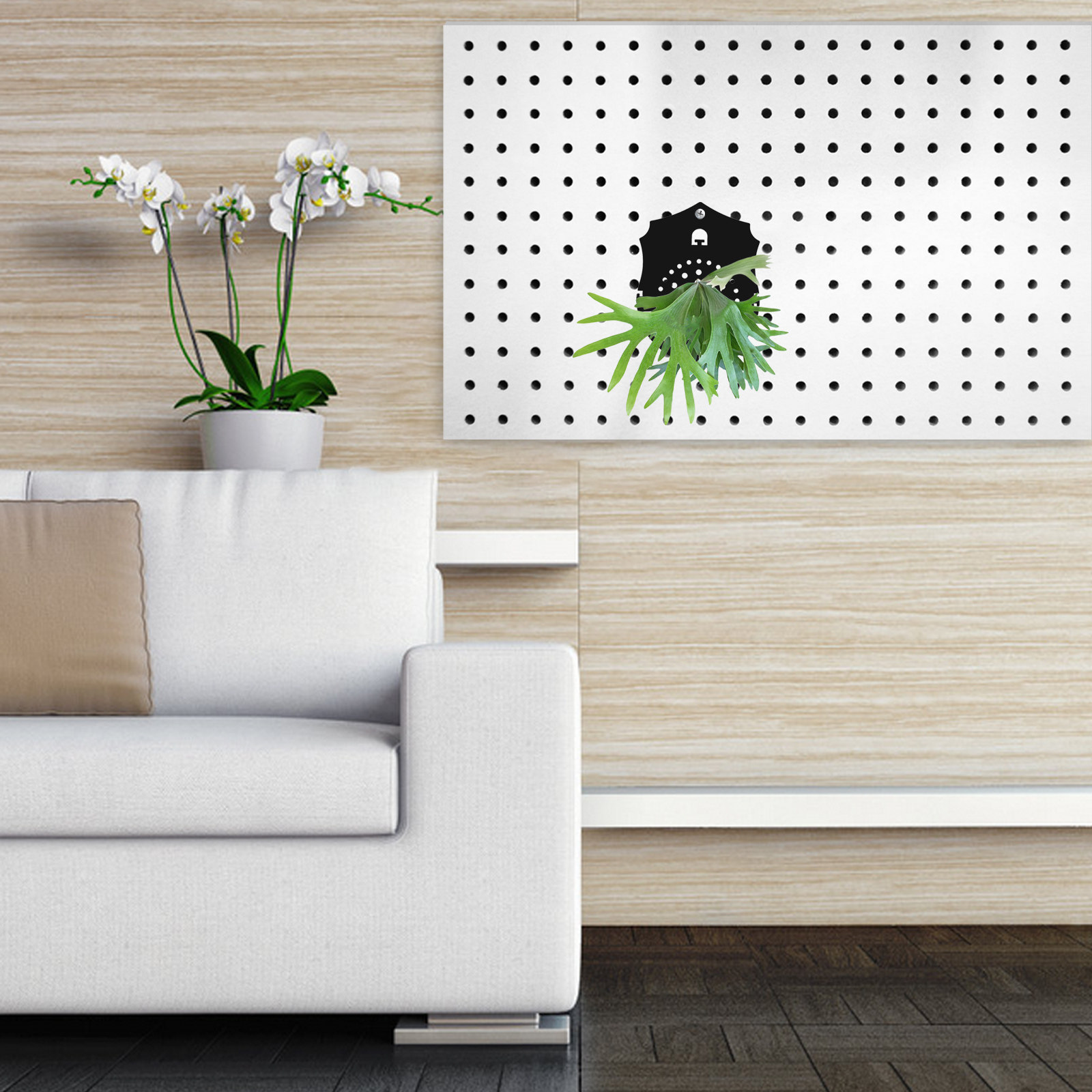 Mattierte schwarze Acryl-Farn- – Vertical Planter Bewertung und Preis