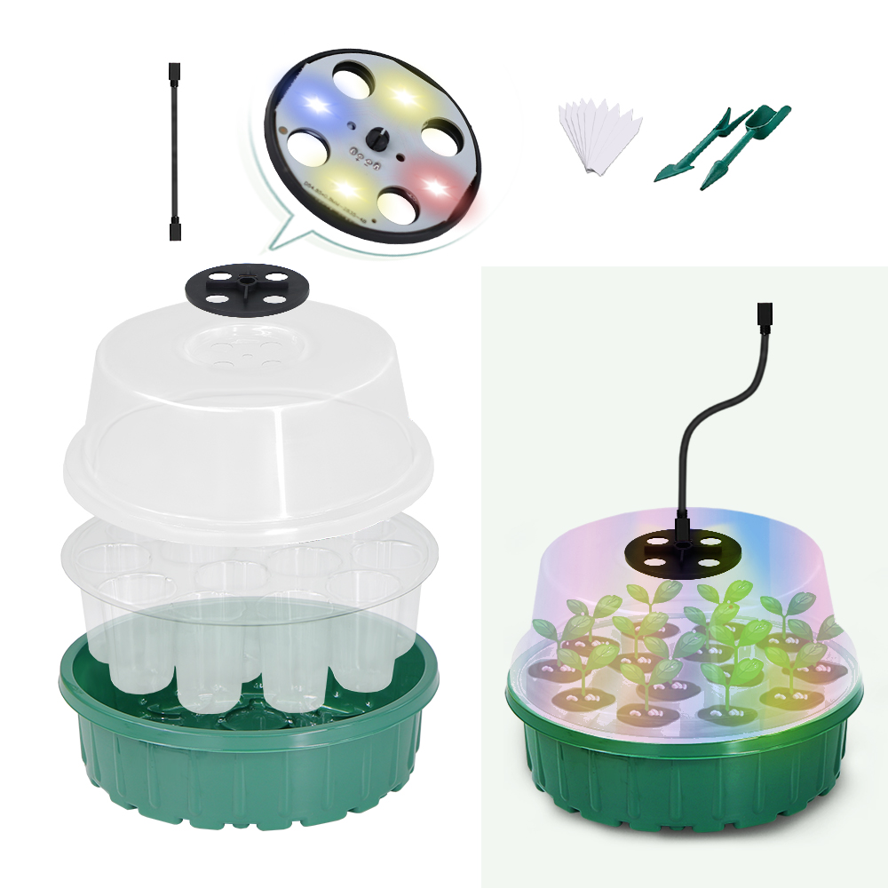 Runde Samen-Starterschale mit  – Seed Starter Tray Bewertung und Preis