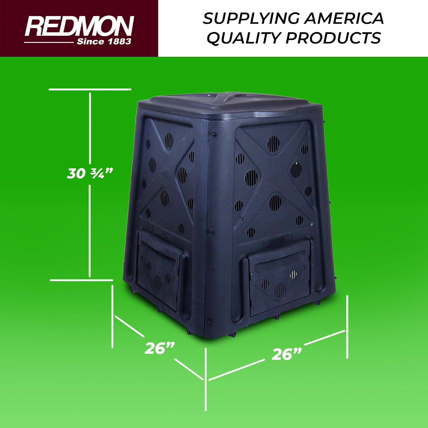 Redmon Outdoor Kompostbehälter – Compost Bin Bewertung und Preis