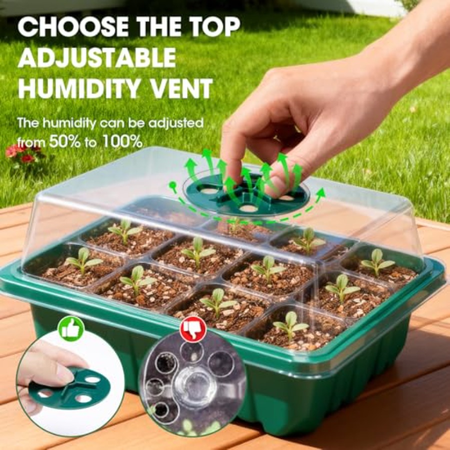 5er-Pack Anzuchtschalen mit Fe – Seed Starter Tray Bewertung und Preis