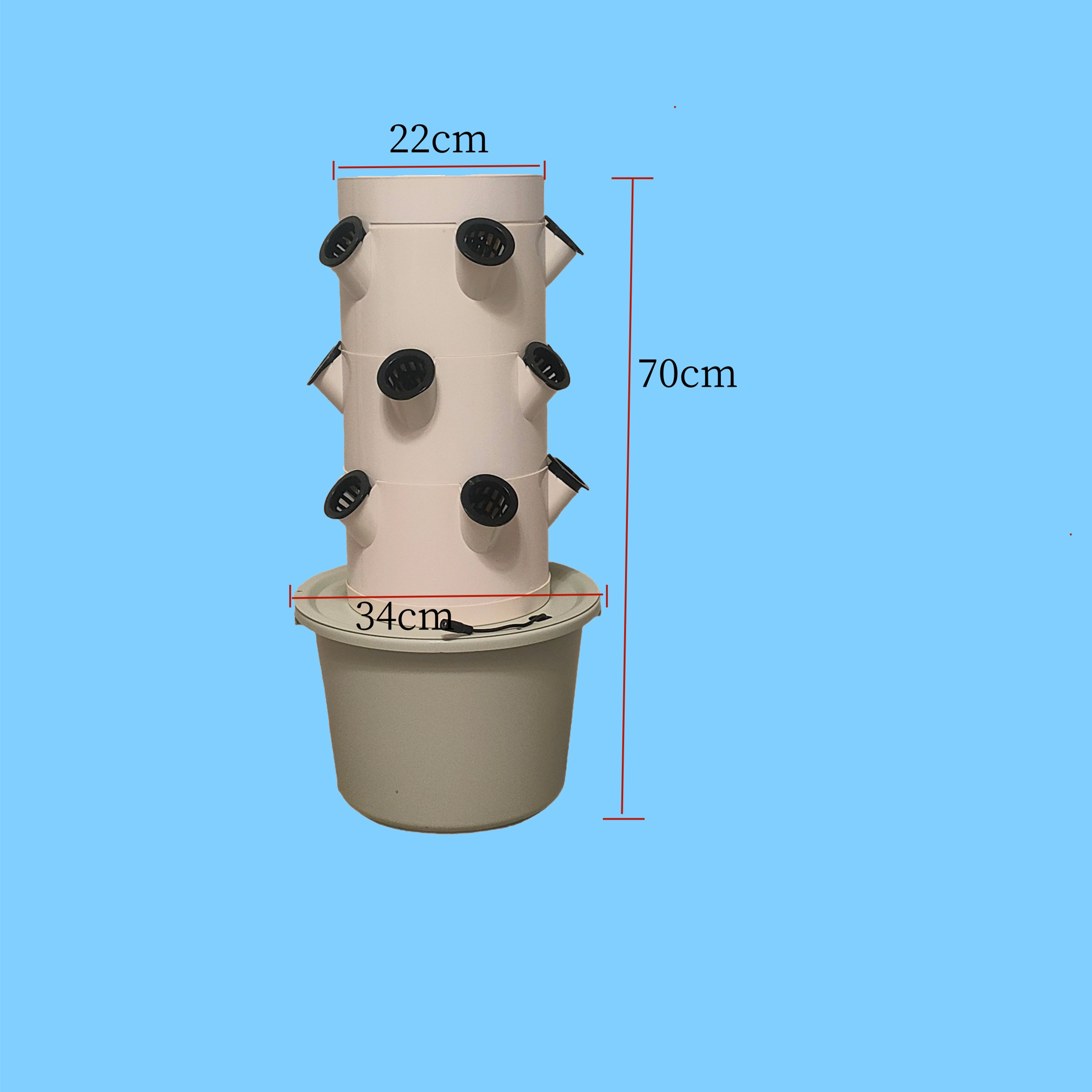 Vertikales Hydroponisches Anba – Hydroponic Kit Bewertung und Preis